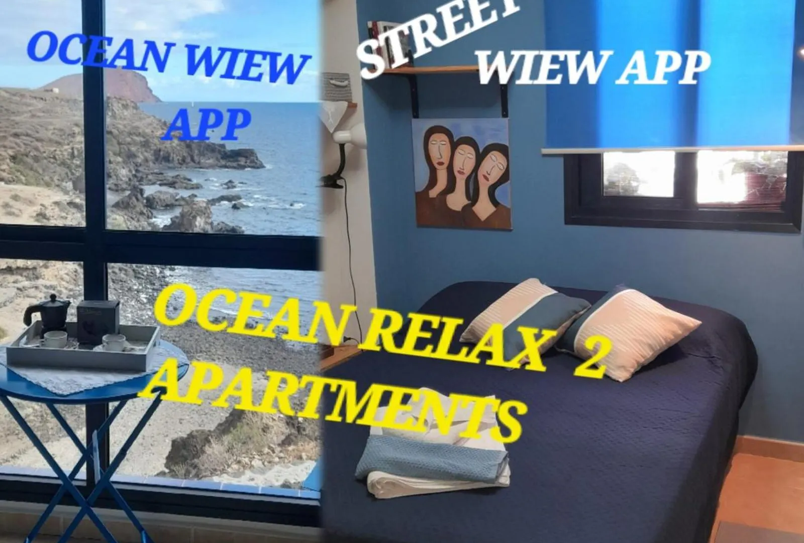 Los Abrigos 2 Apartments Guest House Ocean Relax, Wifi, Playas Spain